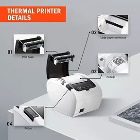 MUNBYN 047P USB Direct Thermal Receipt POS Printer