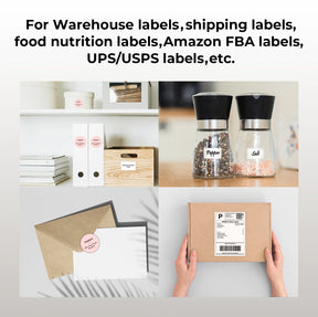 MUNBYN P130 label printer can print various types of labels, including shipping labels, FBA labels, UPS labels, and more.