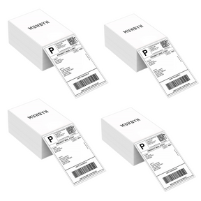 MUNBYN 4x6 Direct Fan-fold Thermal Shipping Labels