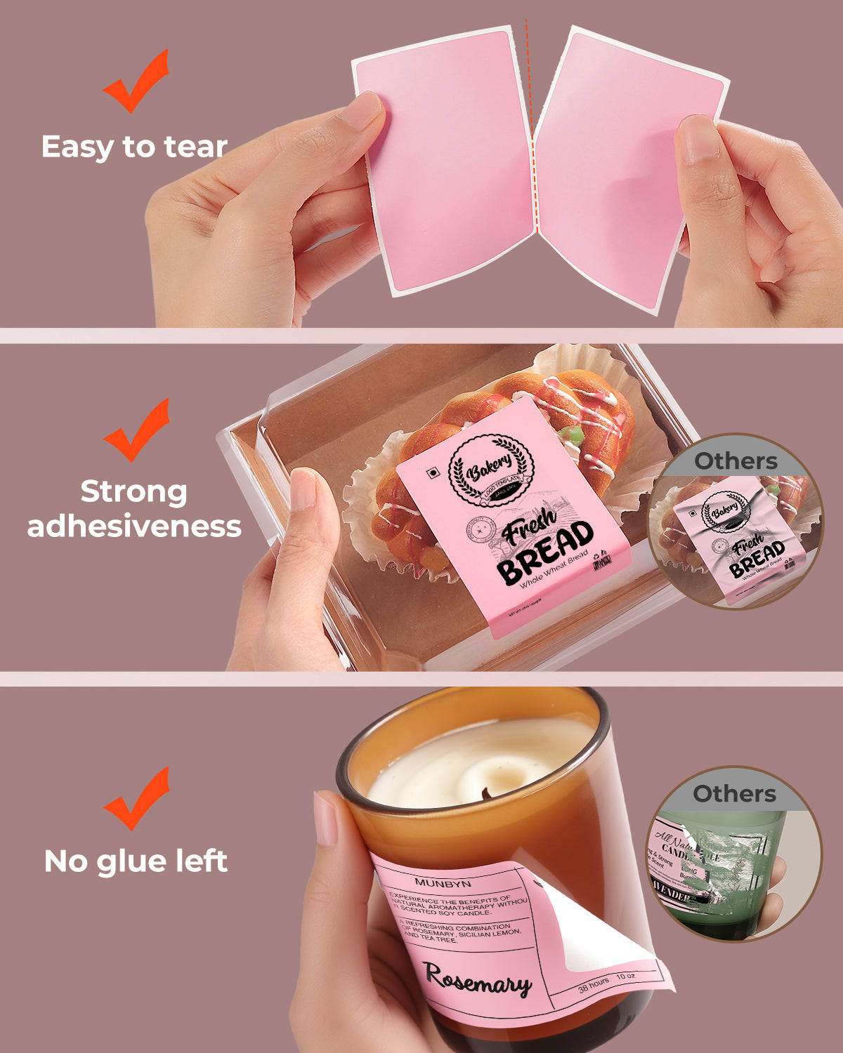 3" x 2" Rectangle Labels