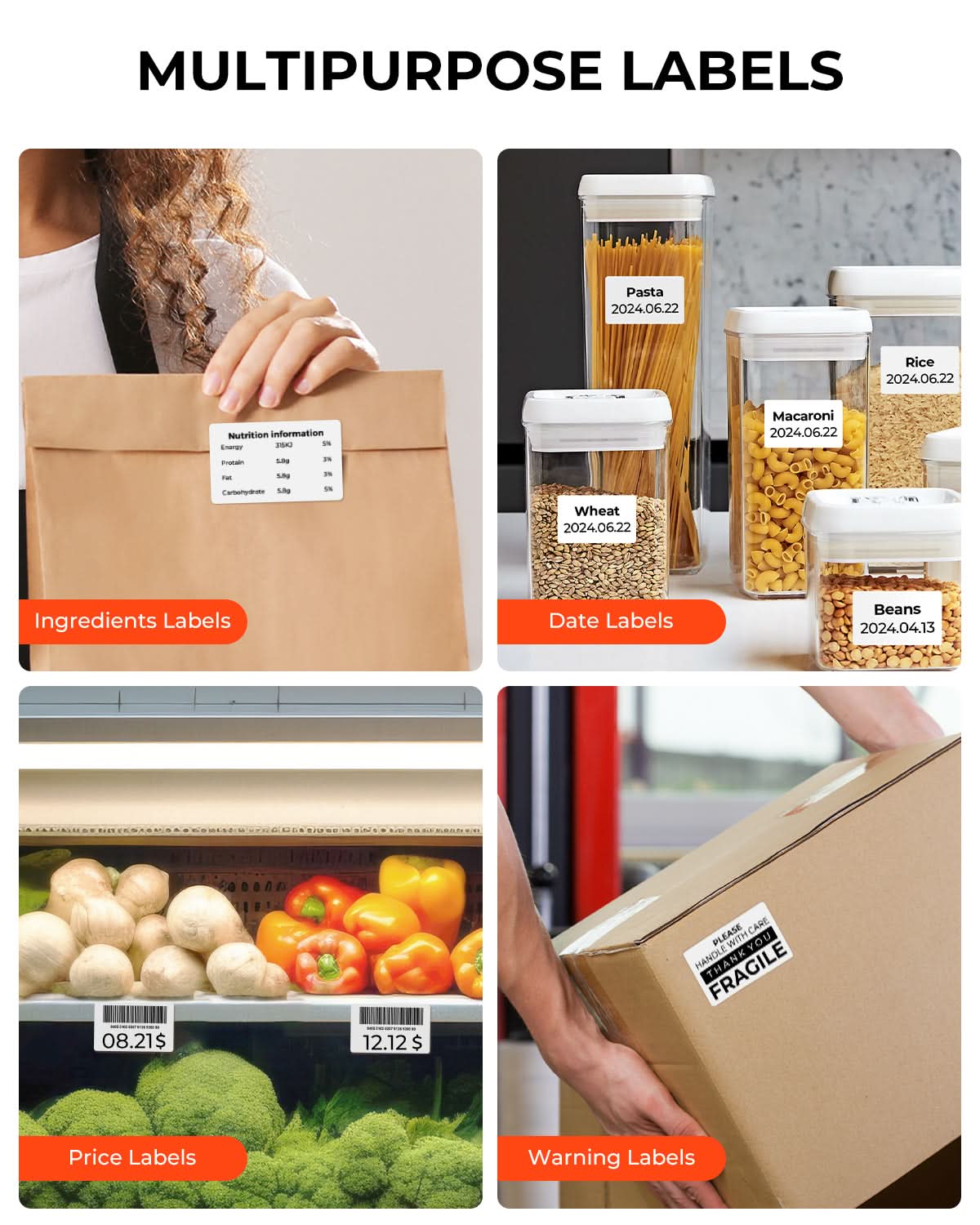 3" x 2" Rectangle Labels