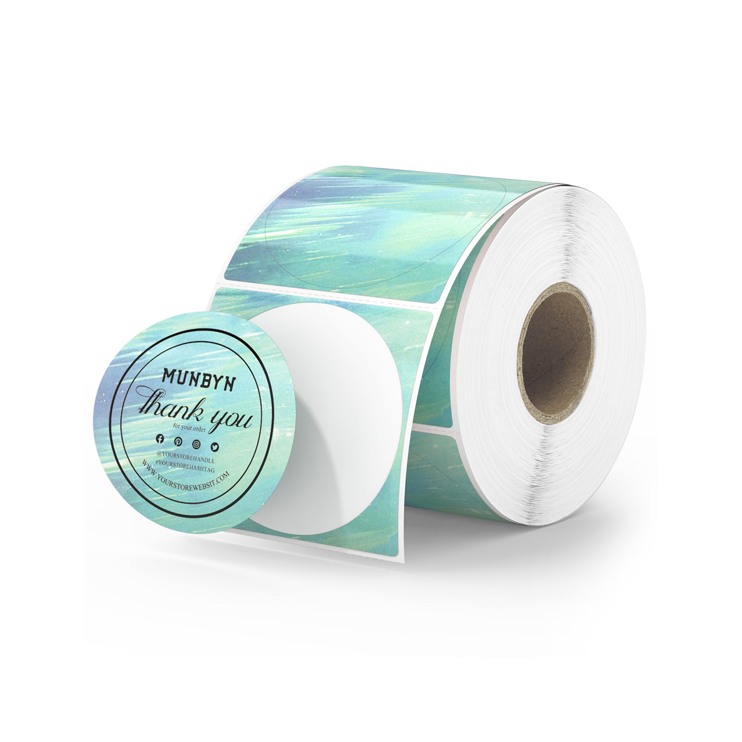 MUNBYN Shell Pattern Direct Thermal Labels