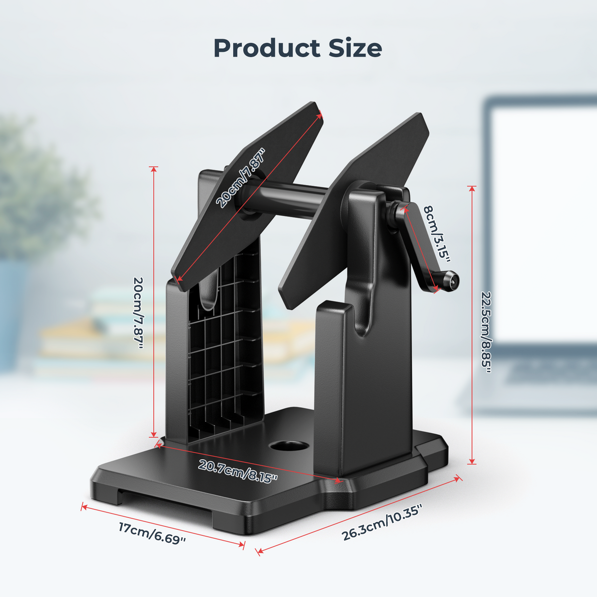 MUNBYN Roll and Fan-Fold 2 in 1 Label Holder