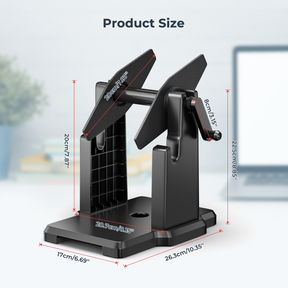 MUNBYN Roll and Fan-Fold 2 in 1 Label Holder