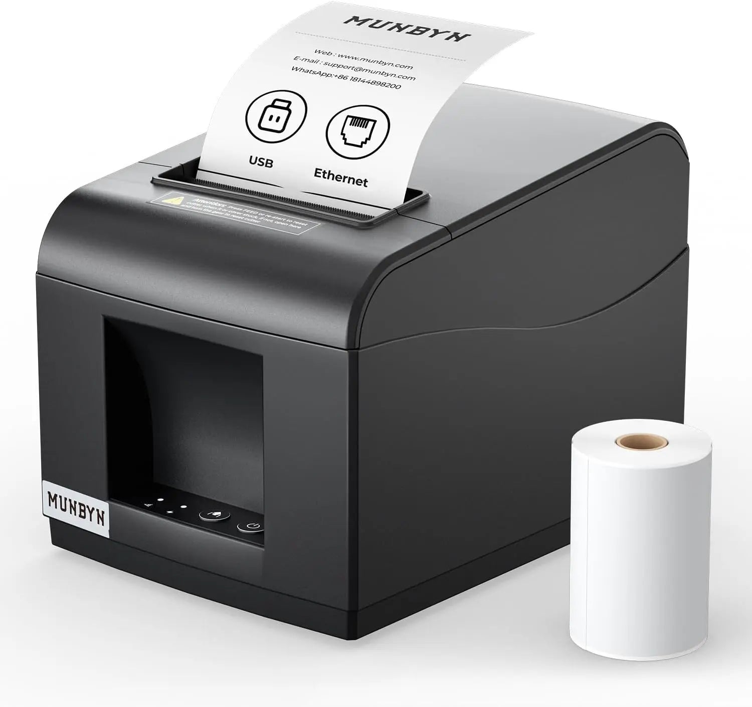 MUNBYN 072P USB Direct Thermal Receipt POS Printer