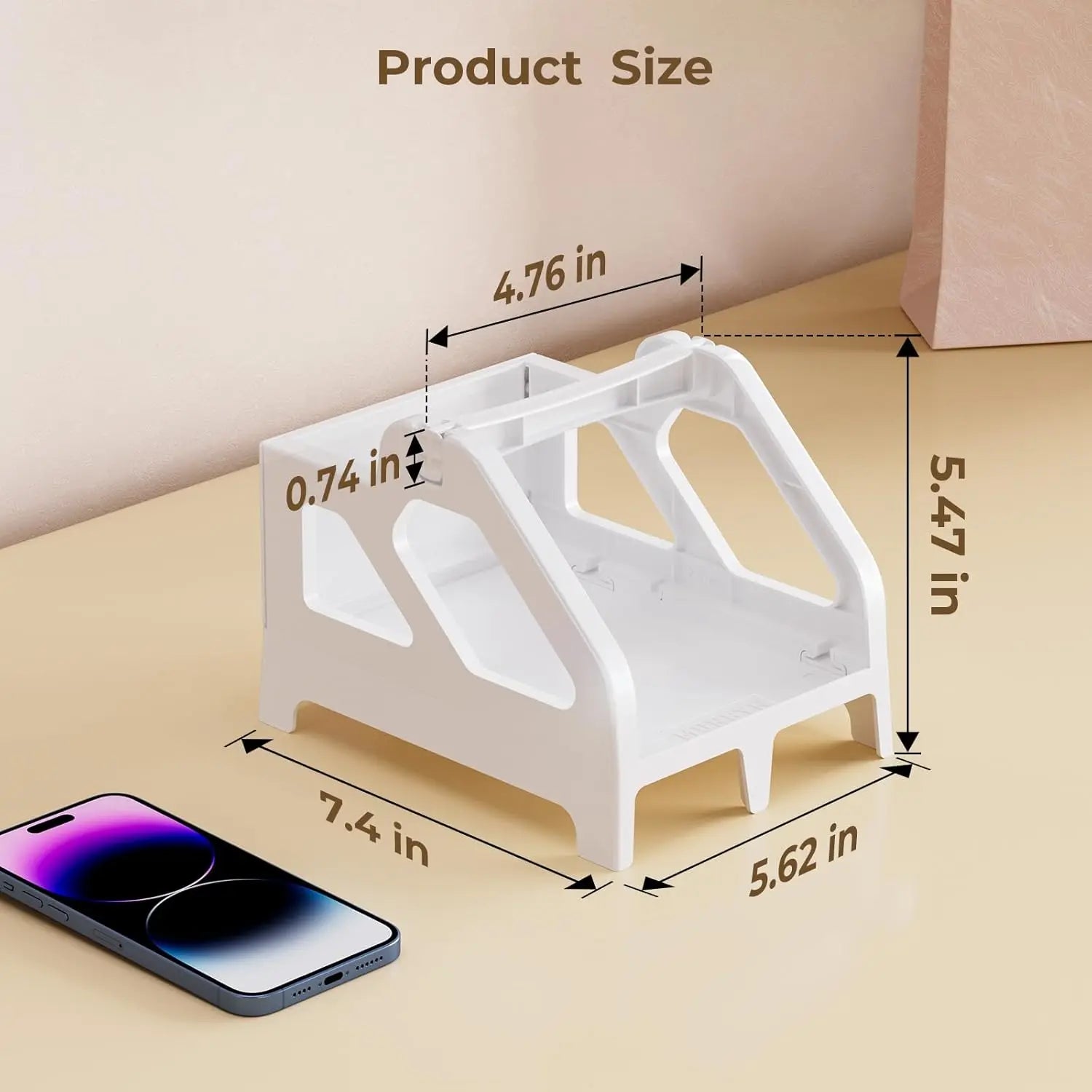 MUNBYN Roll and Fan-Fold 2 in 1 Label Holder for Printer