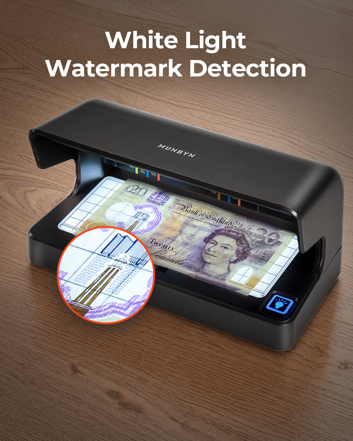 MUNBYN IMC26 Money Detector for Business Cash Verification