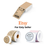 MUNBYN Etsy Small Business Label Kit for Packaging and Organisation