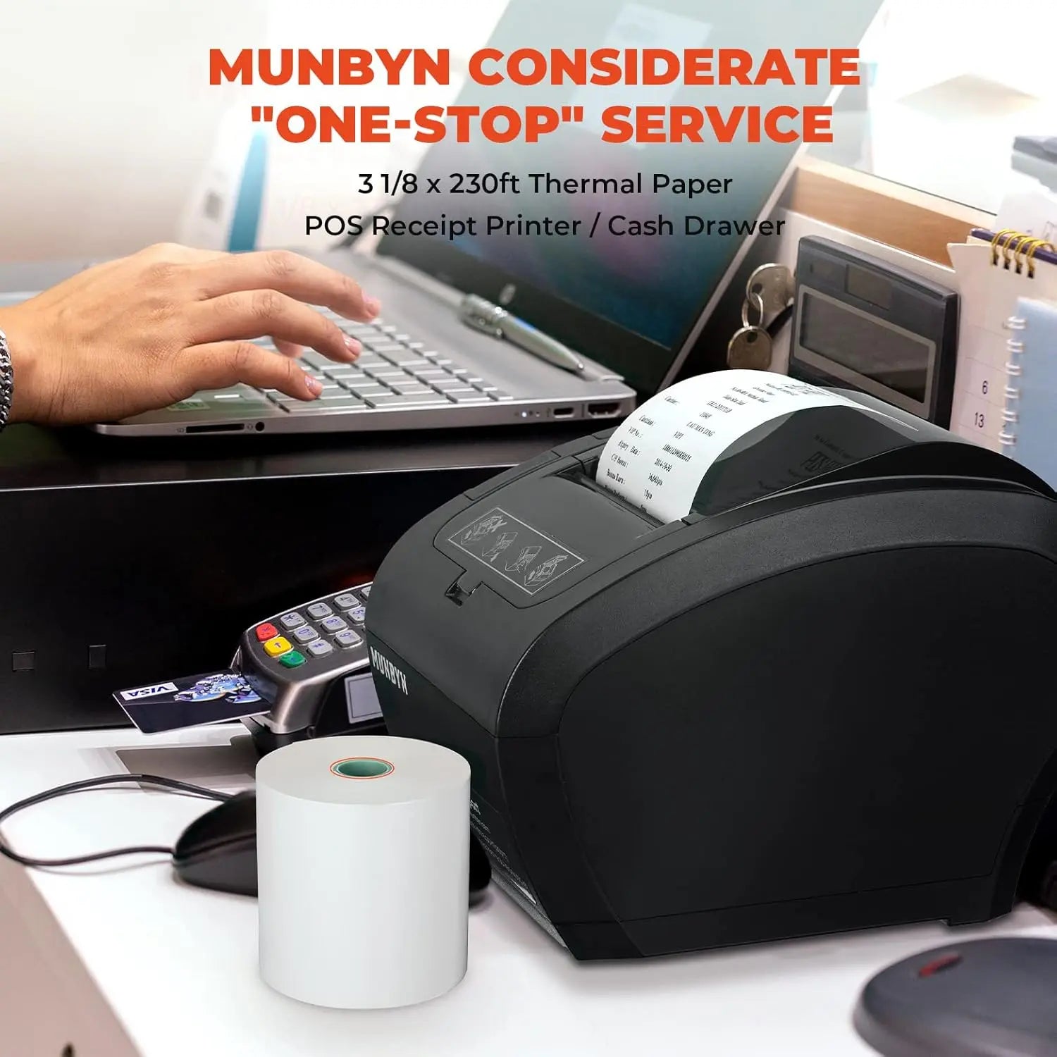 80MM Android Wi-Fi Thermal Receipt Printer ITPP047P-USEW