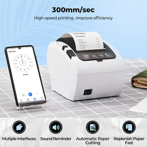 80MM Android Wi-Fi Thermal Receipt Printer ITPP047P-USEW