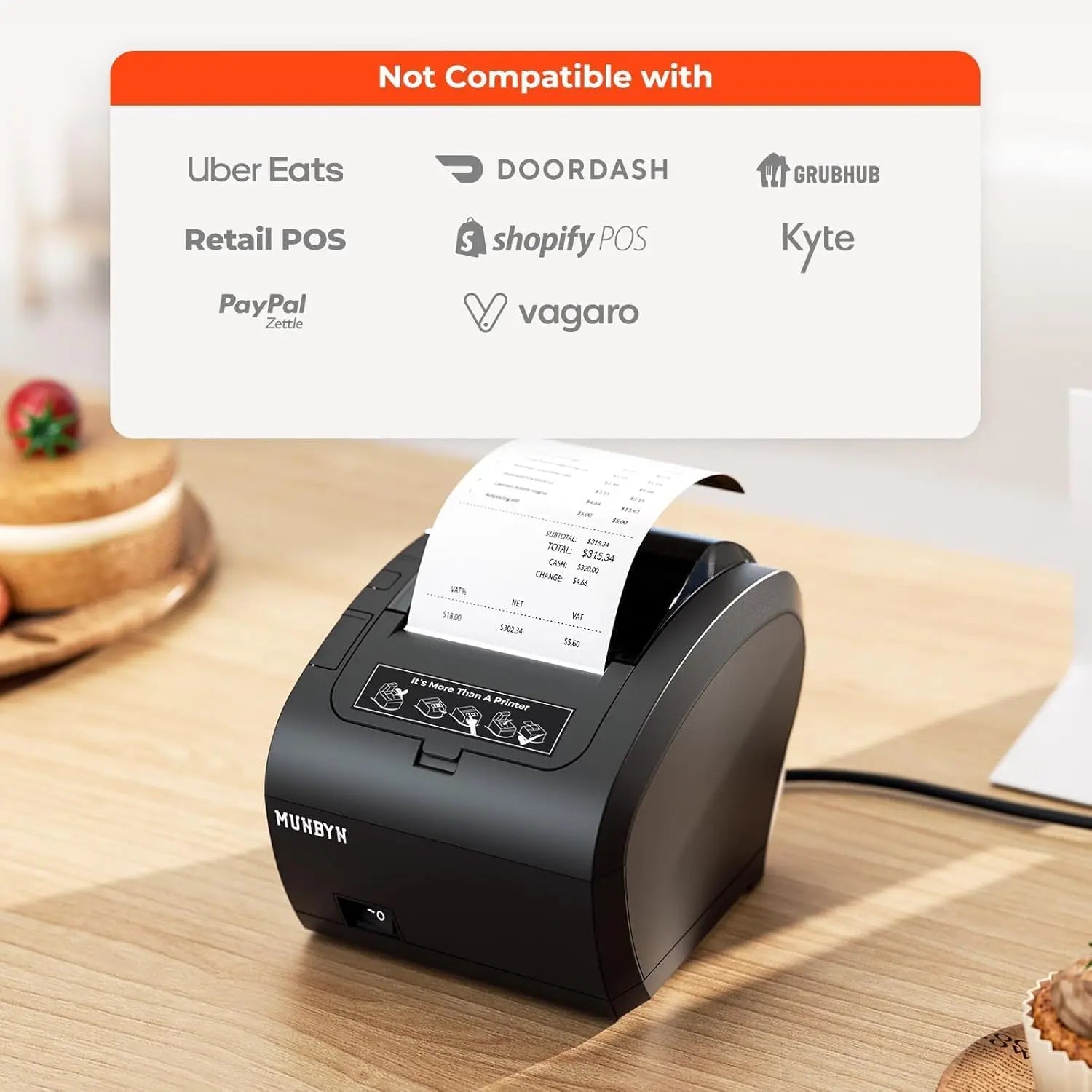 80MM Android Wi-Fi Thermal Receipt Printer ITPP047P-USEW