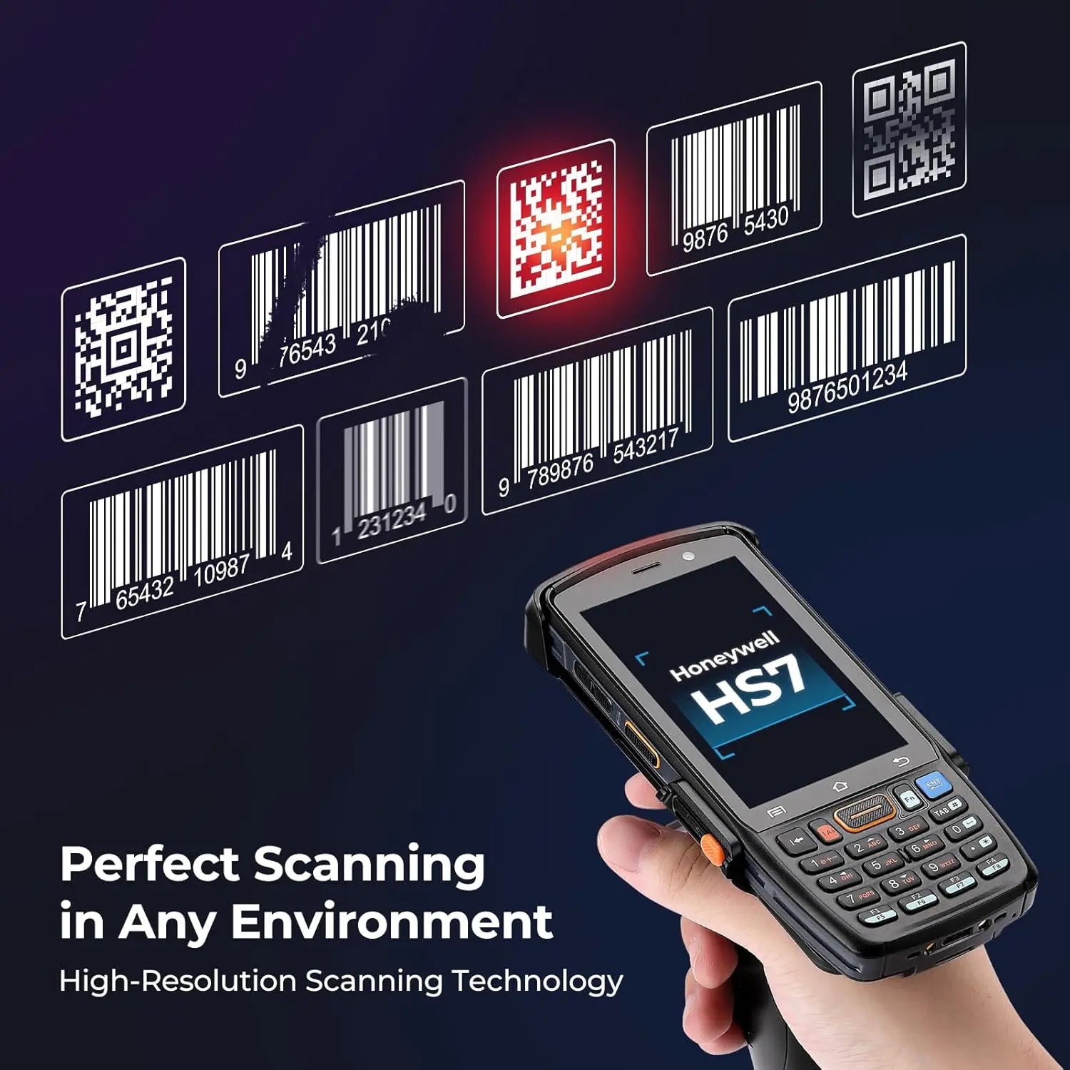 MUNBYN 100P Android 12 WiFi 6 Barcode Scanner