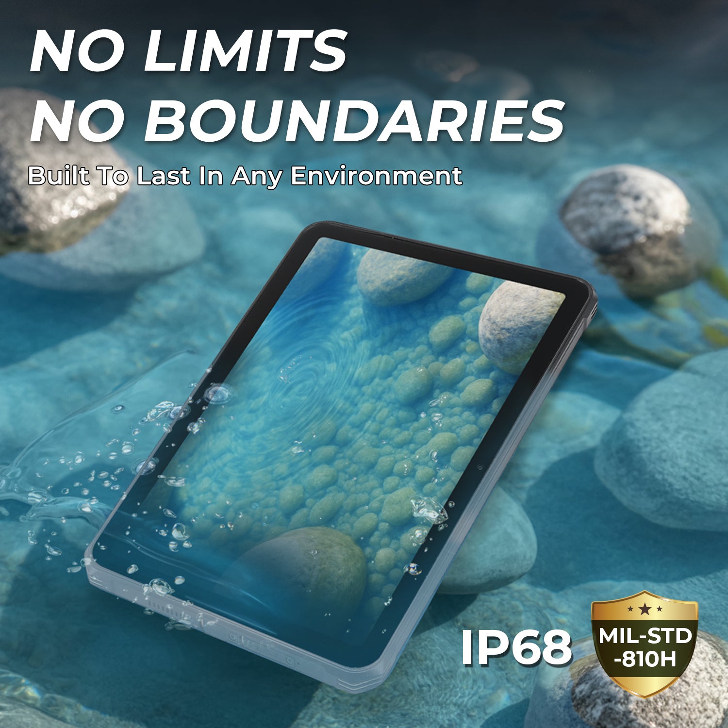 MUNBYN ILT02 Rugged Tablet for Field and Warehouse Work