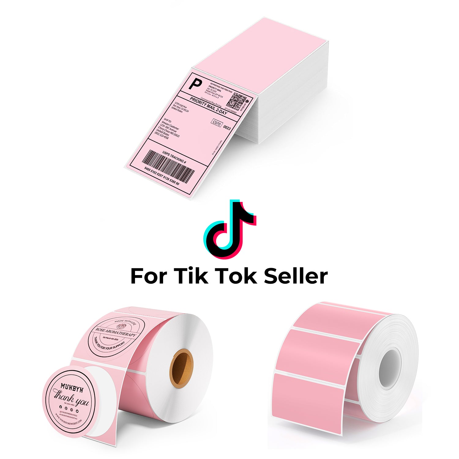 TikTok Live Selling Label Kit Shipping Branding