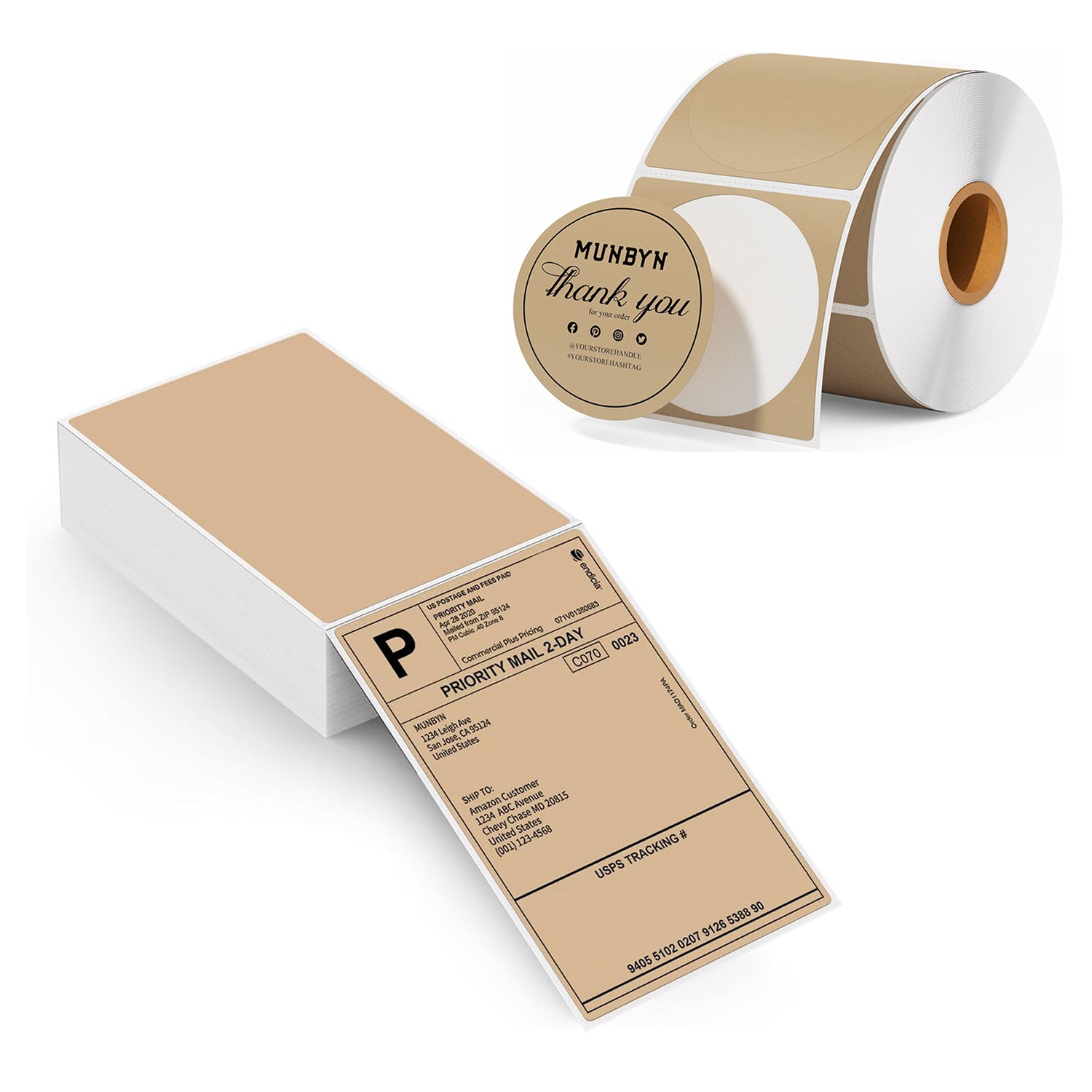 MUNBYN Essential Label Starter Kit for Small Business Owners