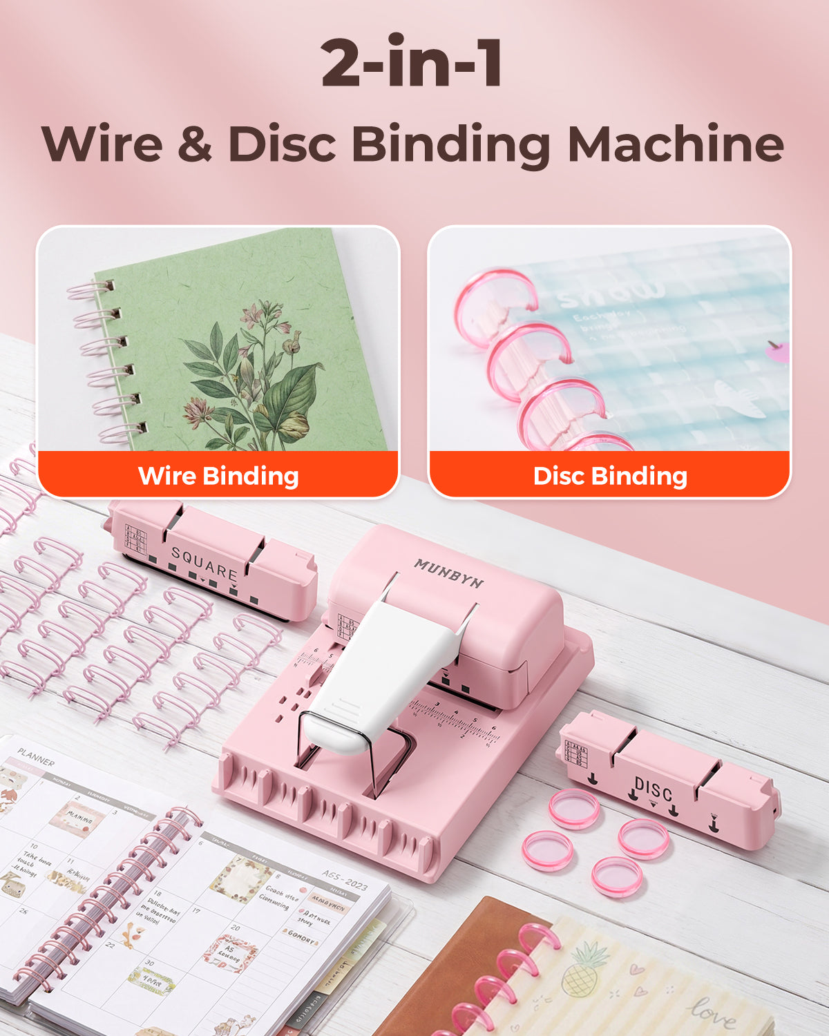 MUNBYN FB001 Multi Binding Machine for Office Documents