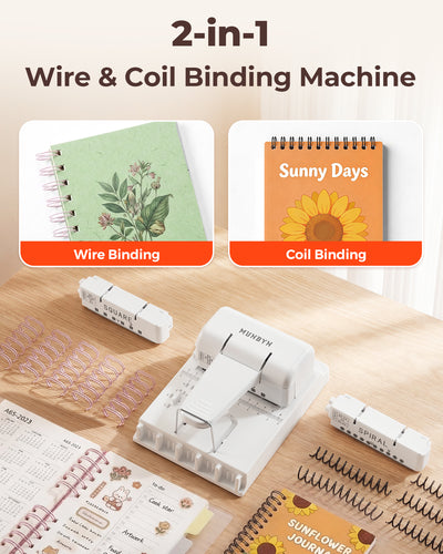 MUNBYN FB001 Multi Binding Machine for Office Documents