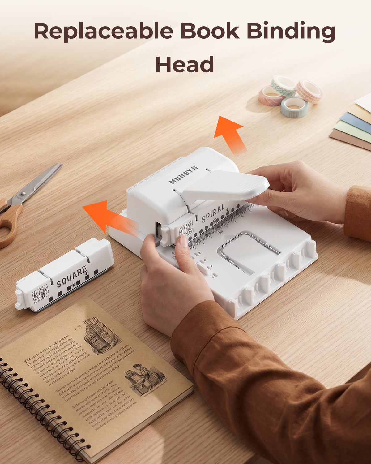 MUNBYN FB001 Multi Binding Machine for Office Documents