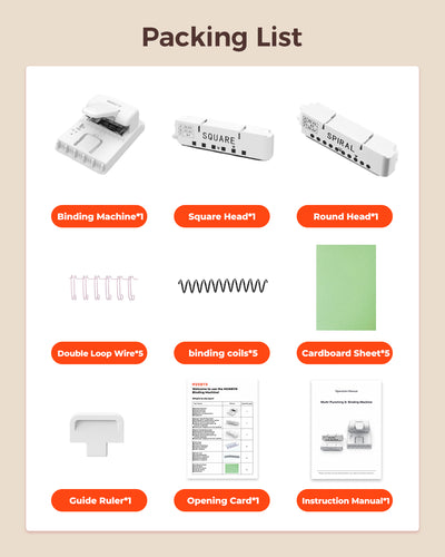 MUNBYN FB001 Multi Binding Machine for Office Documents