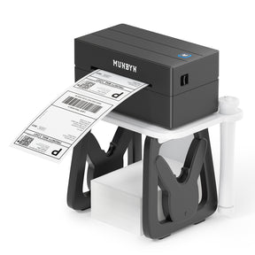 MUNBYN 3 in 1 Label Holder for Roll and Fan-Fold Labels