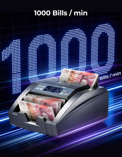 MUNBYN IMC27 Money Counter Machine with External LED Display