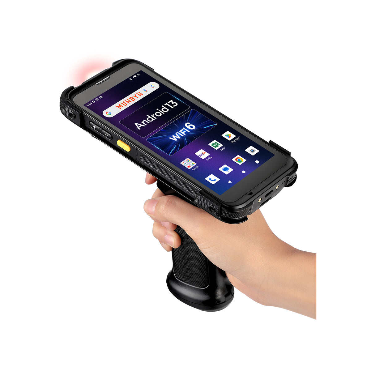 MUNBYN 101P Android 13 WiFi 6 Barcode Scanner