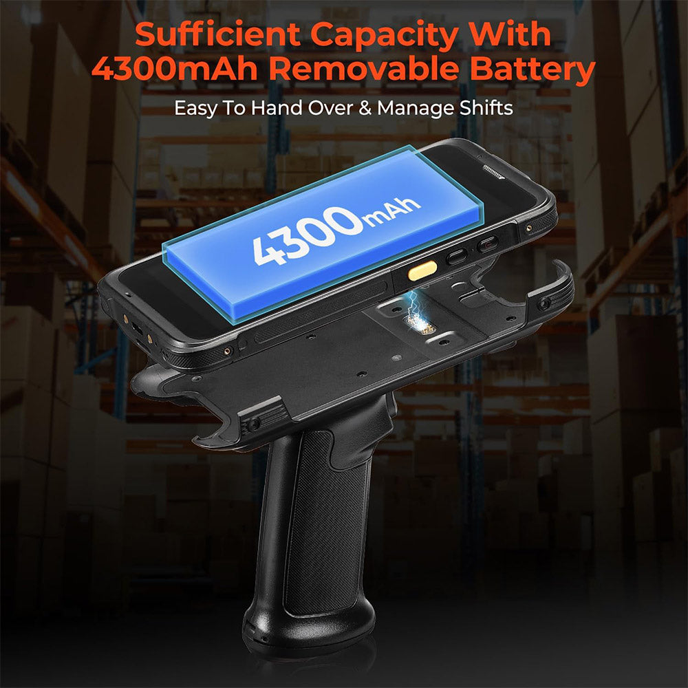 MUNBYN IPDA101P Android Barcode Scanner with Pistol Grip
