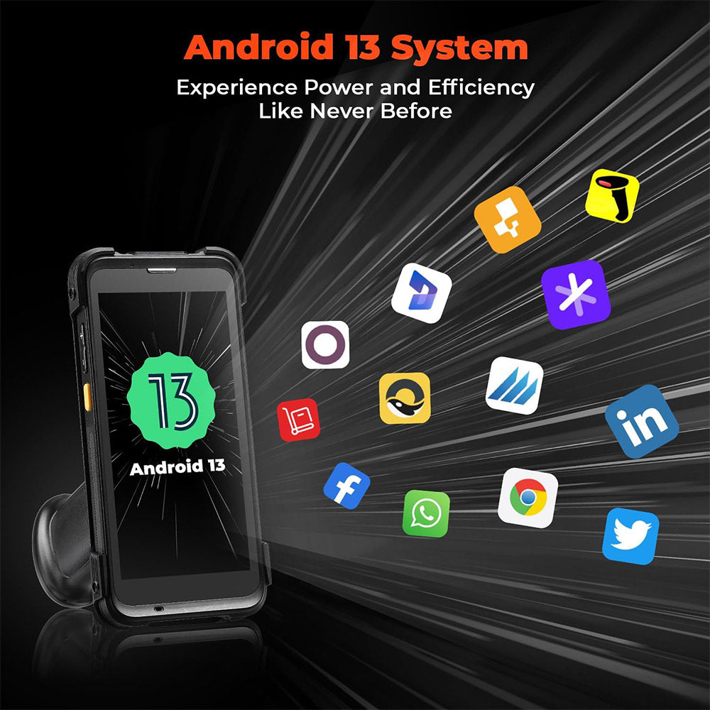 MUNBYN IPDA101P Android Barcode Scanner with Pistol Grip