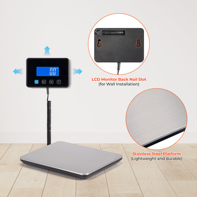 MUNBYN IPS03 200kg Digital Shipping Scale for Heavy Parcels