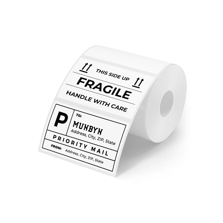 MUNBYN  3" x 2" Rectangle Thermal Labels for Barcode, Address and Multi-Purpose Use