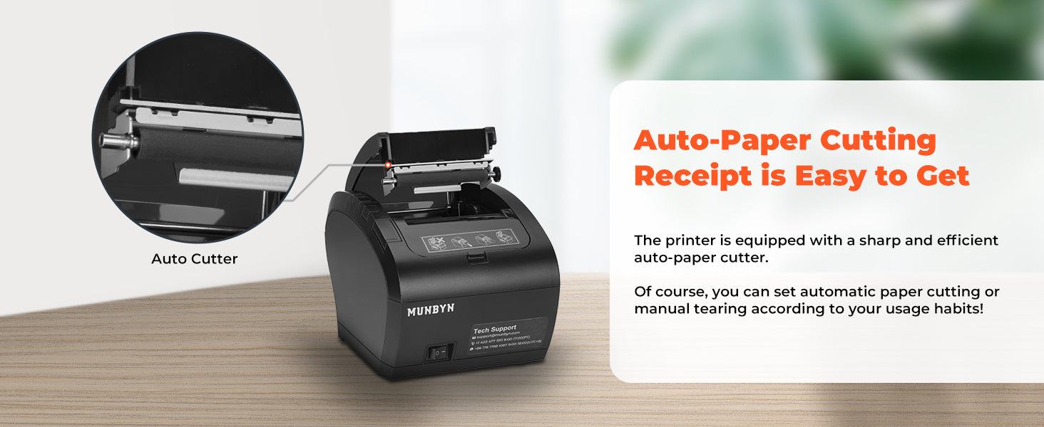 P047 80mm WiFi USB Bondrucker für POS-Kassen | MUNBYN – MUNBYN P047 80mm WiFi USB Bondrucker für POS-Kassen | MUNBYN – MUNBYN