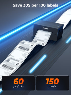 MUNBYN RealWriter 130B Bluetooth Thermal Label Printer