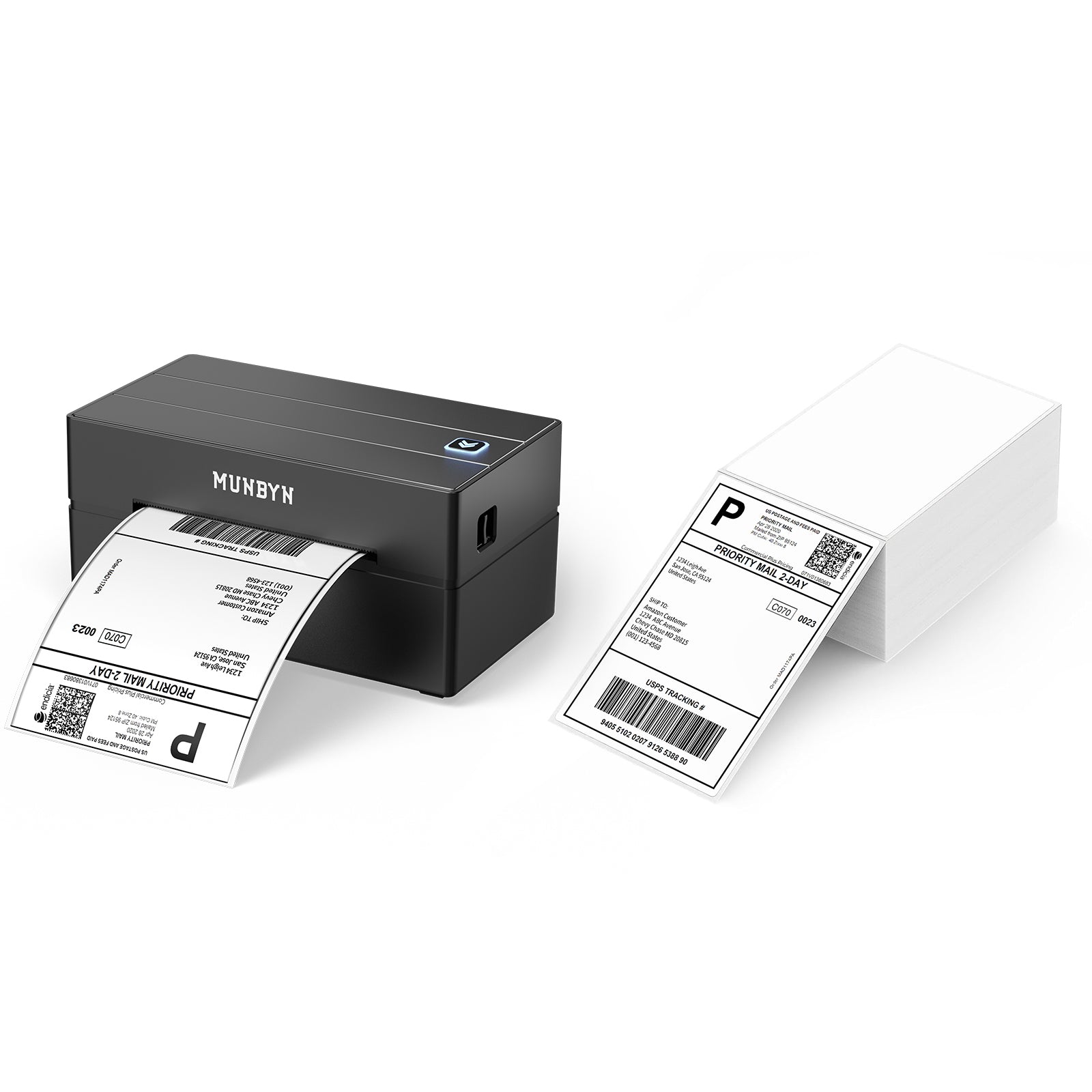 MUNBYN RealWriter 130B Bluetooth Thermal Label Printer