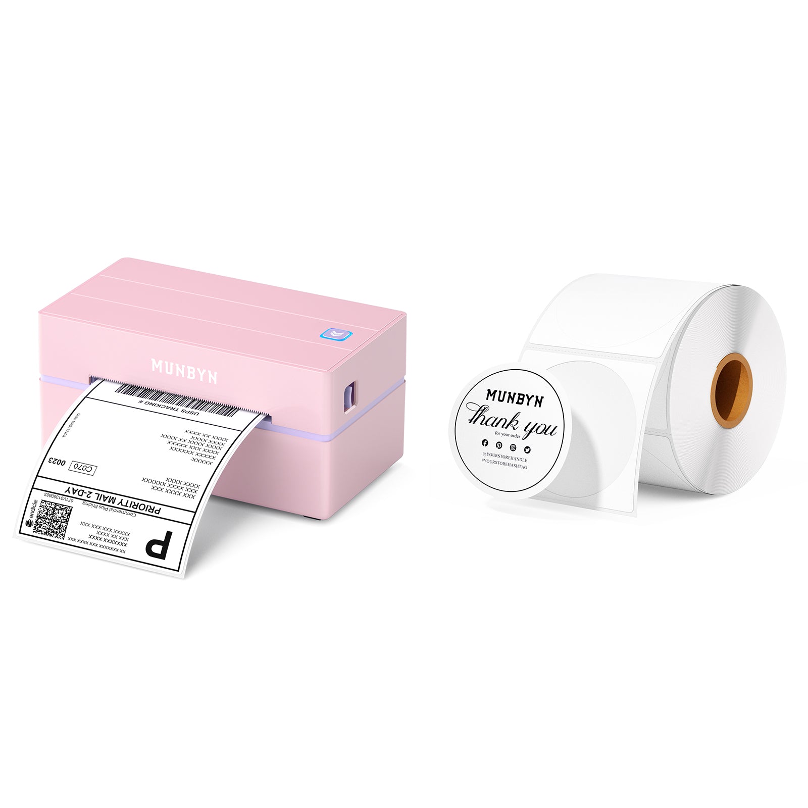 MUNBYN RealWriter 130B Bluetooth Thermal Label Printer
