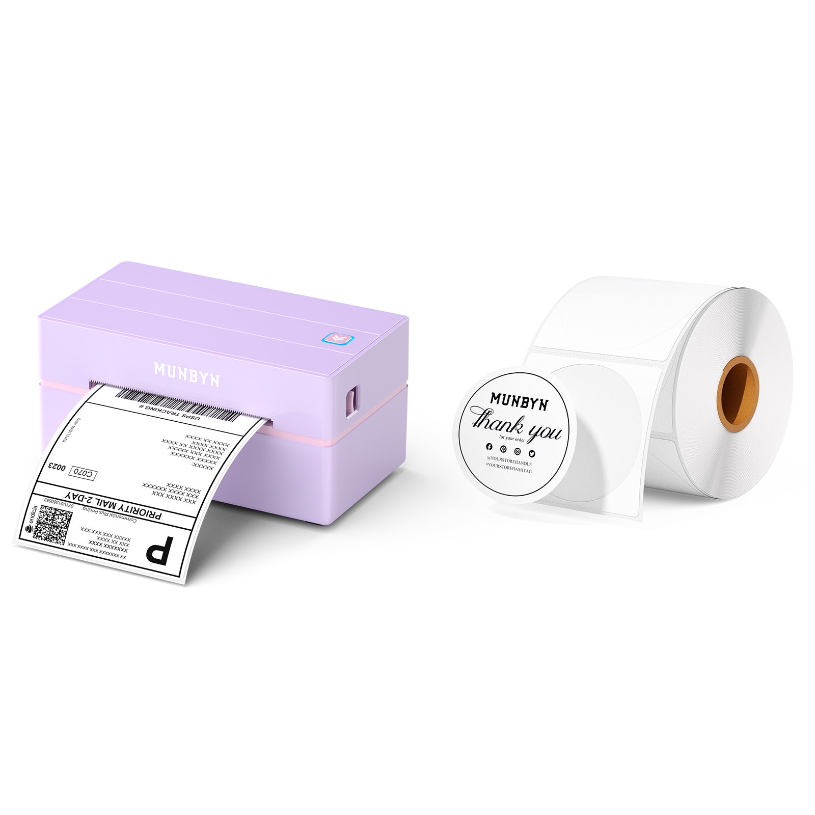 MUNBYN RealWriter 130B Bluetooth Thermal Label Printer