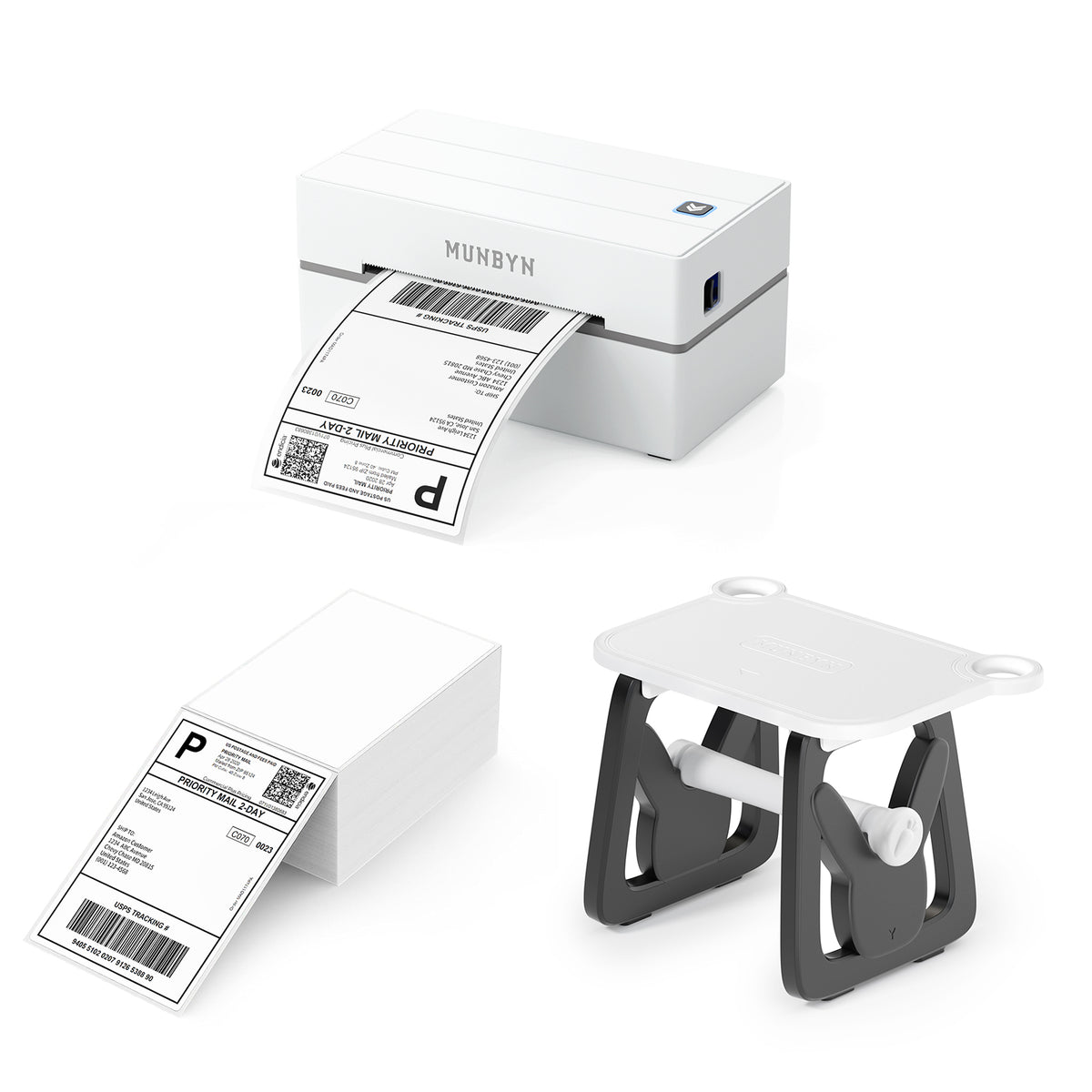 RW130B Bluetooth Thermal Label Printer Kit Starter Small Business Labelling