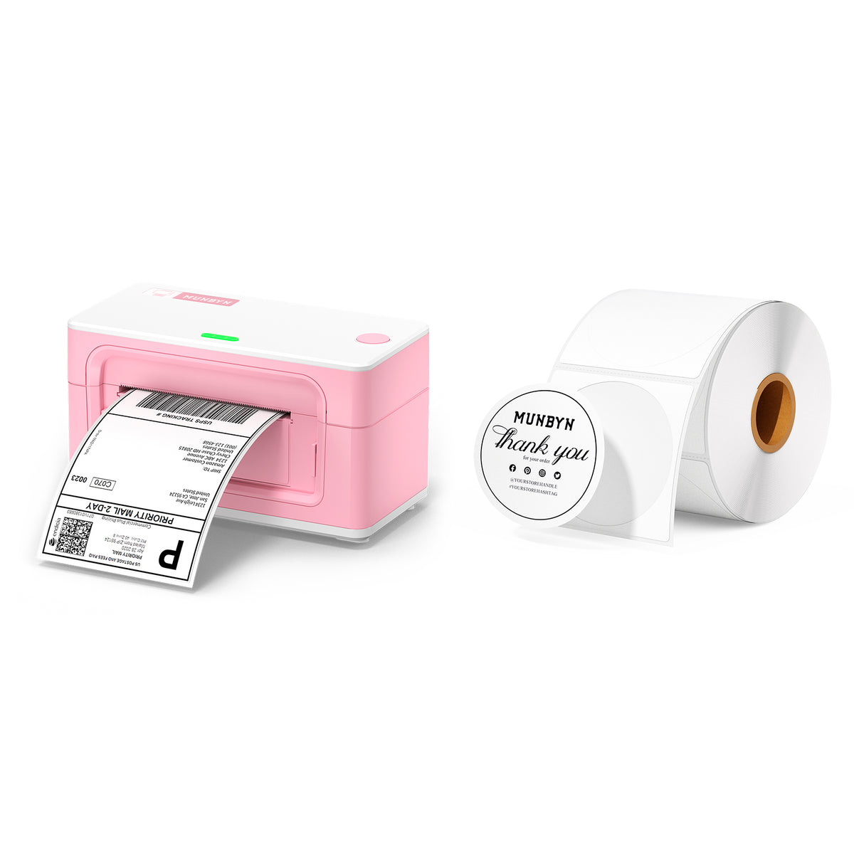 MUNBYN RealWriter 941B Bluetooth Thermal Label Printer 203DPI
