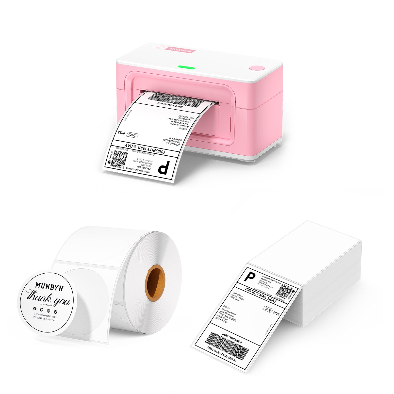 MUNBYN RealWriter 941B Bluetooth Thermal Printer Kits