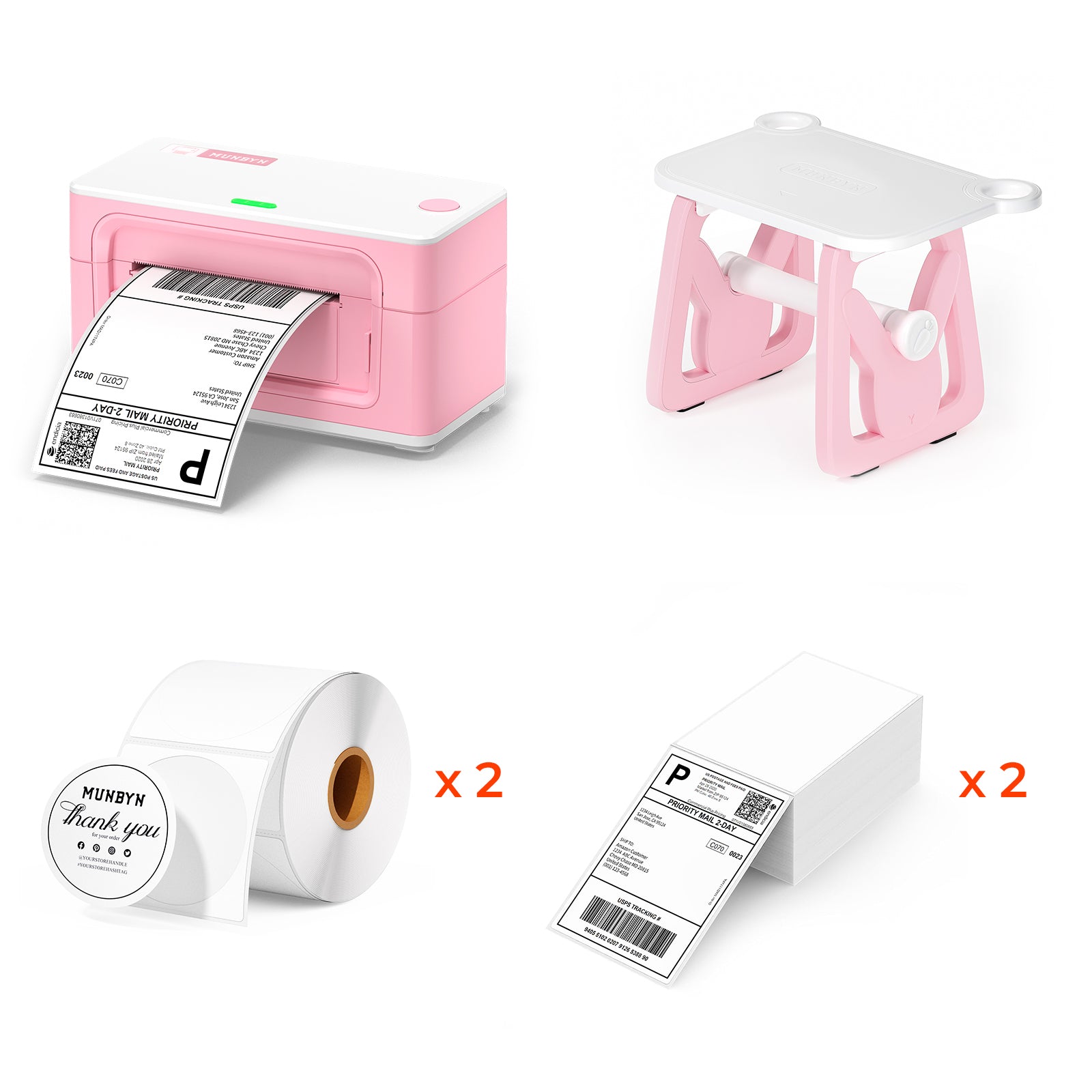 MUNBYN RealWriter 941B Bluetooth Thermal Printer Kits