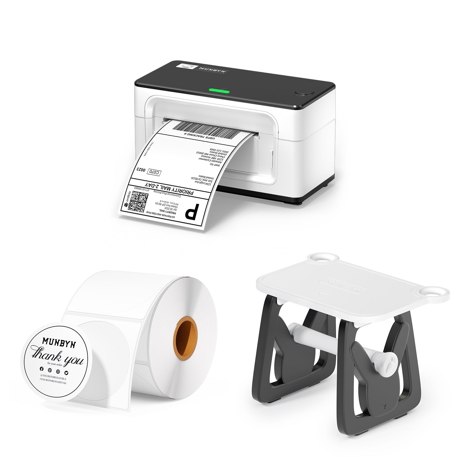 MUNBYN RealWriter 941B Bluetooth Thermal Printer Kits