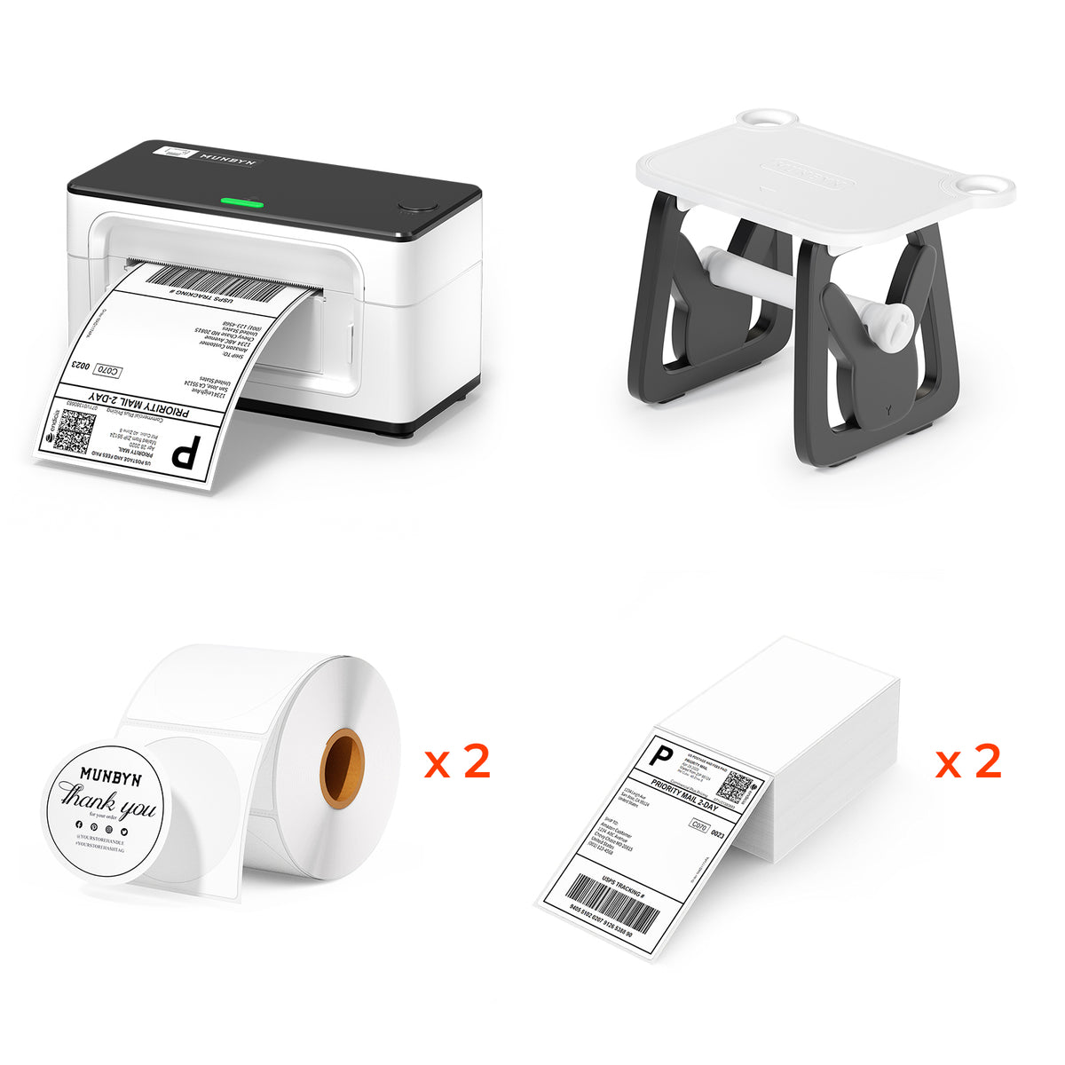 MUNBYN RealWriter 941B Bluetooth Thermal Printer Kits