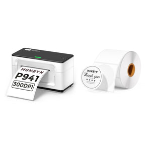 MUNBYN 941BP Bluetooth Thermal Label Printer 300DPI Kits