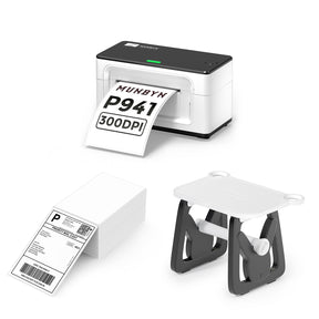 MUNBYN 941BP Bluetooth Thermal Label Printer 300DPI Kits