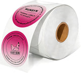 2-inch Macaron Series 5-Color Round Labels