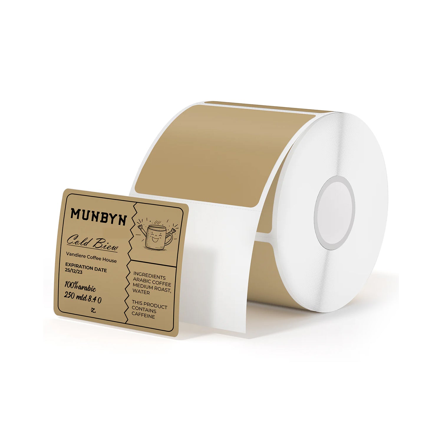 2"x2" Square Thermal Labels Barcode Address Purpose Use