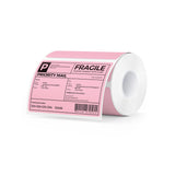 Pink Rectangle Labels