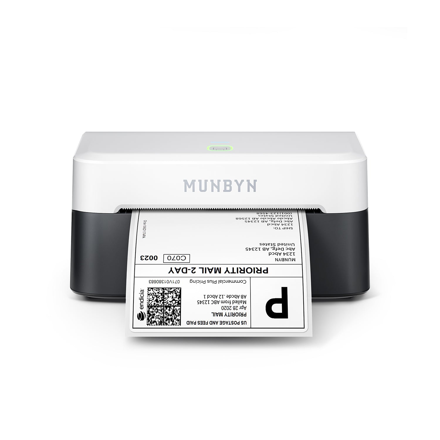 MUNBYN RW403B Bluetooth Thermal Label Printer for Shipping and Product Labelling