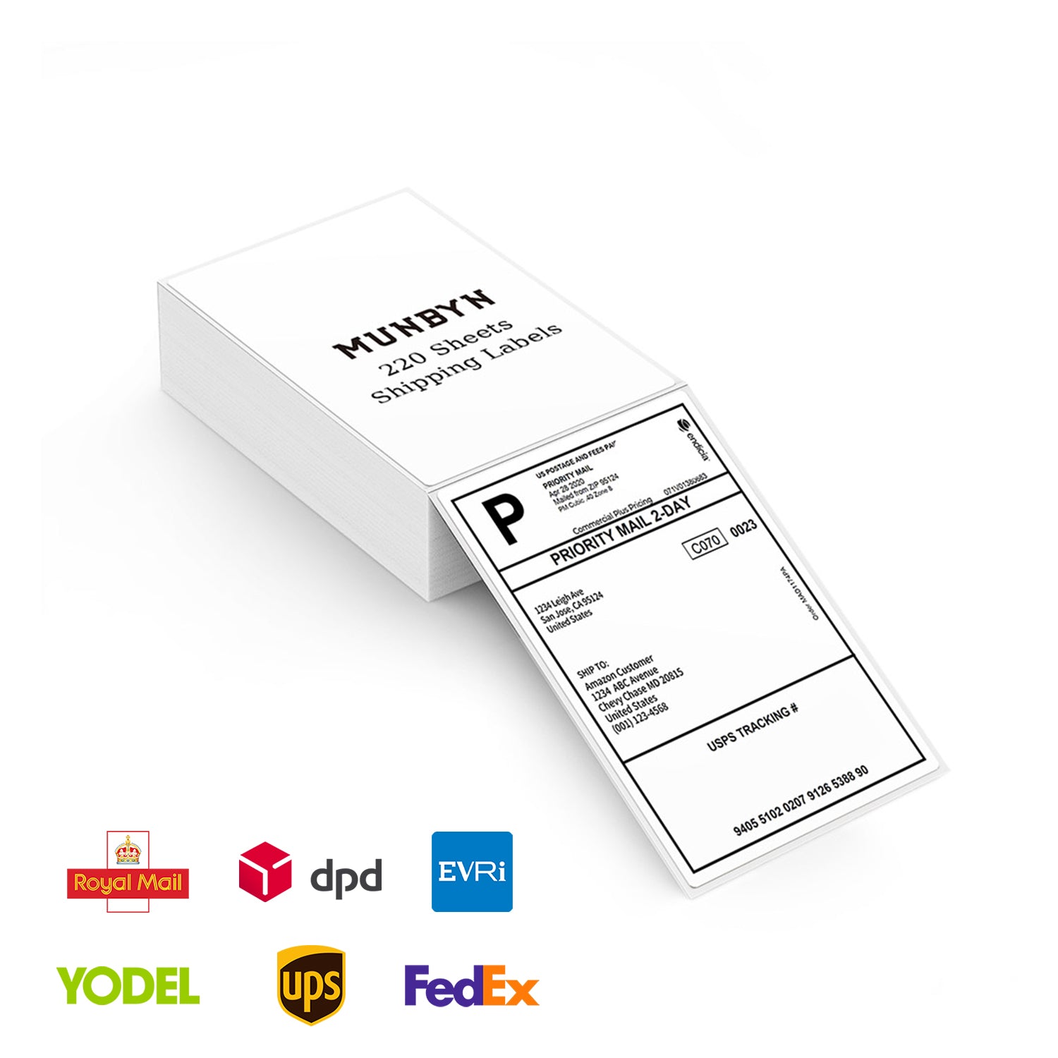 4x6 Direct Thermal Shipping Labels Ecommerce Orders