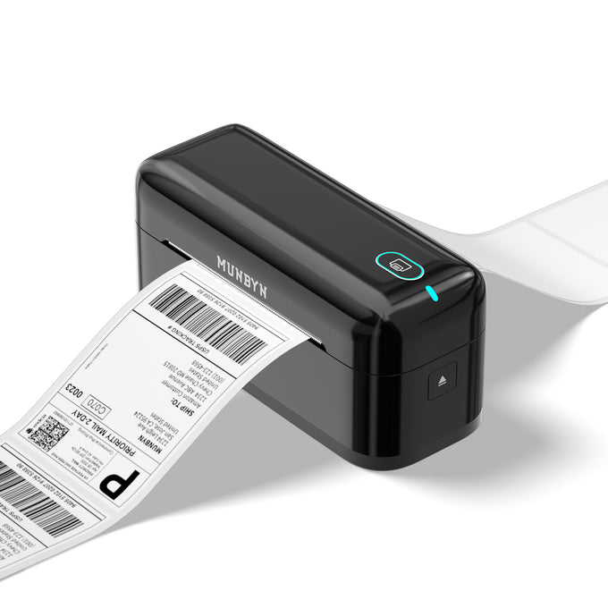 MUNBYN RW402B Bluetooth Thermal Label Printer for Daily Shipping Labels