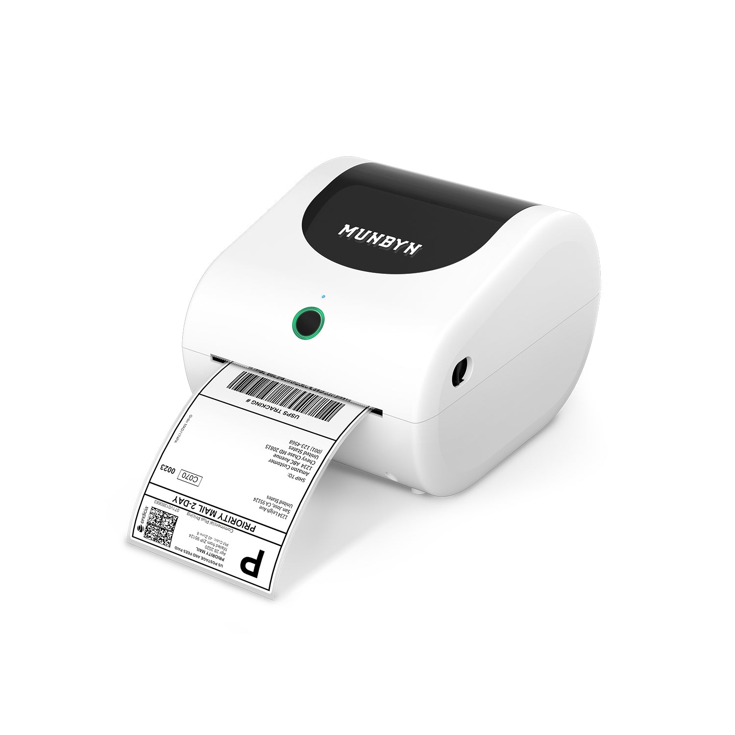 RW411B Bluetooth 4x6 Thermal Label Printer Paper Tray Daily Shipping